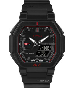 Timex: Timex UFC Colossus 45mm Resin Strap Watch TW2V55200