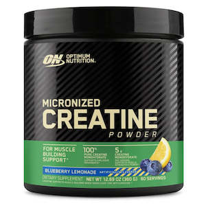 Creatine: Optimum nutrition micronised creatine flavoured