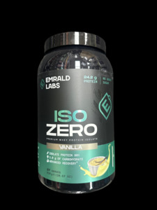 Whey Protein Isolate: Emerald labs ISO ZERO