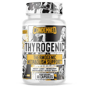 Condemned: Thyrogenic Thermogenic 60 Capsules - Stim-Free Fat Burner