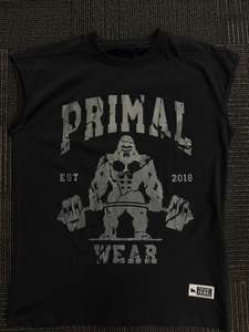 Primal Wear: Oversize printed muscle tank