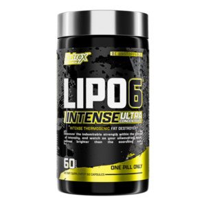 Fat Burners: NUTREX LIPO-6 BLACK INTENSE ULTRA CONCERNTRATE