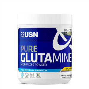 Glutamine: USN NUTRITION PURE GLUTAMINE 300g Bag