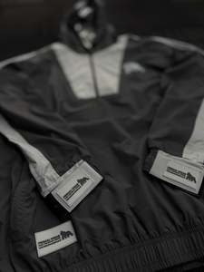 Primal Wear: Half zipped Grey sauna jacket