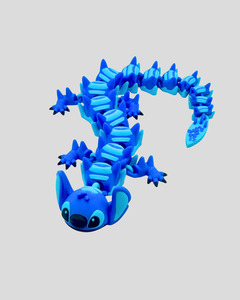 Blue Alien Dragon