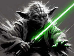 Frontpage: Star Wars Yoda HueForge