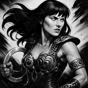 Xena – Warrior Princess of Legend HueForge