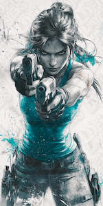 Tomb Raider Legacy Lara Croft HueForge