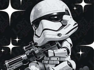 Frontpage: Star Wars Chibi Stormtrooper HueForge