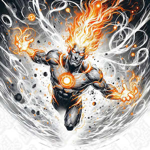 Frontpage: DC Comics Firestorm HueForge