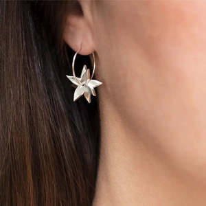Kiri Schumacher: Star Anise Earrings | Sterling Silver