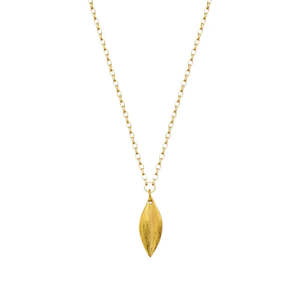 Leaf Necklace | 22ct Gold Plate