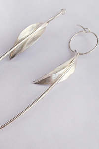 Koromiko Earrings | Silver & Gold