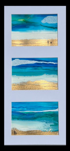 Sally Fagence: Beach Walk Triptych