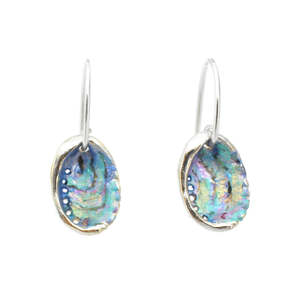 Lilygriffin: Paua Shell Earrings