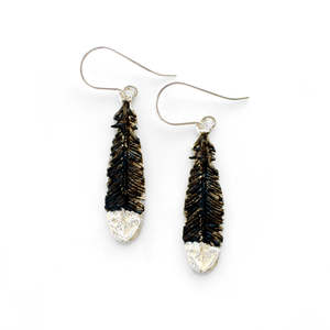 Huia Feather Earrings