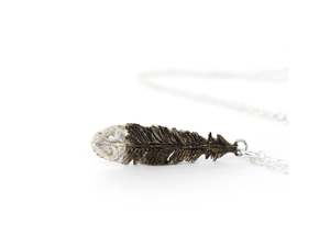 Huia Feather Necklace