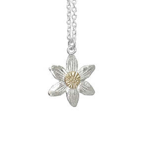 Lilygriffin: Clematis Flower Necklace