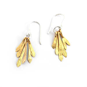 Flutter Drop Earrings | Gold Fill
