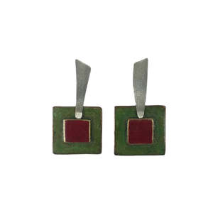 Tanya Bogdanova: Double Square Earrings