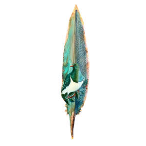 Justine Hawksworth: Copper Feather | Kererū With Berries