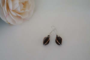 Jewellery: Copper Snowdrop Earrings