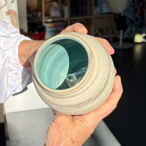 Handcrafts: Gemstone Vase | Turquoise