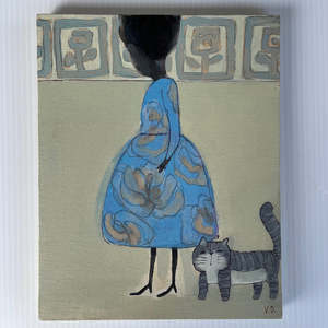 Ma Petite | Blue with Cat