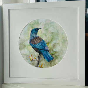 Paintings: Iridescent Watcher | Original Watercolour