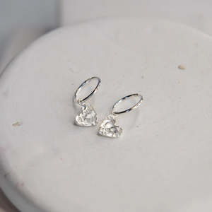 Gift Vouchers: Silver Lace Mini Hearts Earrings