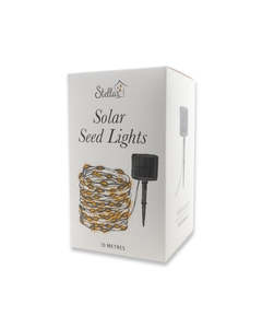 Solar Powered LED Seed Lights 10m