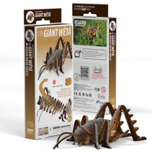 Childrens Gifts: EUGY 3D Giant Weta | Kitset Model