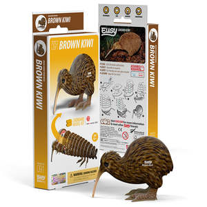 EUGY 3D Brown Kiwi | Kitset Model