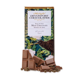 Teachers Gifts: Kiwifruit & Apple Milk Chocolate Bar