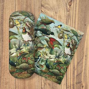 Teachers Gifts: NZ Native Birds Glasses Case With Lens Cloth