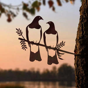 Pet Lovers Gifts: Kererū | Wood Pigeon Pair Metalbird