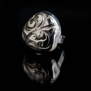 Rings: Unfurling Lotus Leaf Pebble Ring