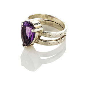 Rings: Venus Ring Purple Amethyst Silver
