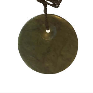 Disc Pounamu Pendant | Porohita