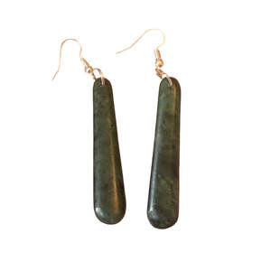 Pounamu Drop Earrings | 50mm
