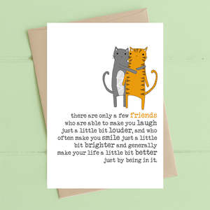 Greeting Cards And Wrapping Paper: Friends Make World Brighter