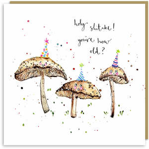 Greeting Cards And Wrapping Paper: Holy Shitake