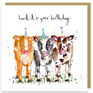 Greeting Cards And Wrapping Paper: Herd It's Your Birthday