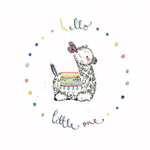 Greeting Cards And Wrapping Paper: Hello Little One Llama