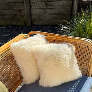 Textiles Handcrafted: Sheepskin Cushion | 6 Luxurious Colours