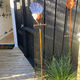 Fantail On Rod | Garden Sculpture