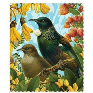 Glasses Cases And Lenscloths: NZ Native Birds Lens Cloth | Buller's Birds