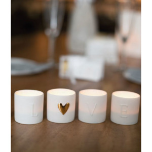 Tealight And Candle Holders: Love Lights