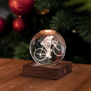Resin Art: Cyclist Crystal Light