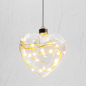 Resin Art: Heart Hanging Glass Light